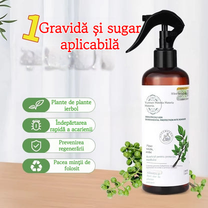 💥 【Bestseller】Spray pe bază de plante pentru pat, îndepărtează acarienii, fără spălare și uscare