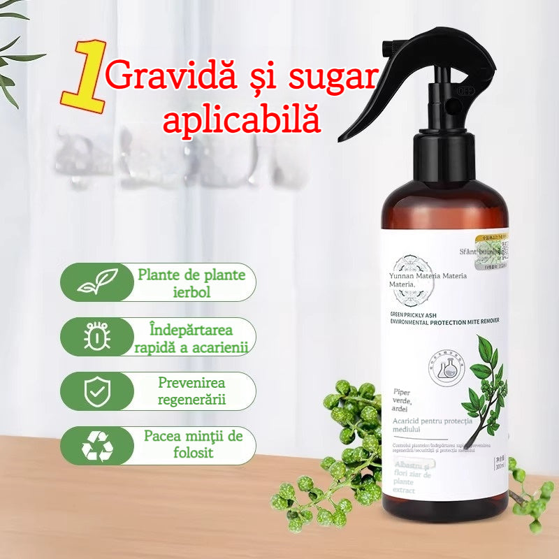 💥 【Bestseller】Spray pe bază de plante pentru pat, îndepărtează acarienii, fără spălare și uscare