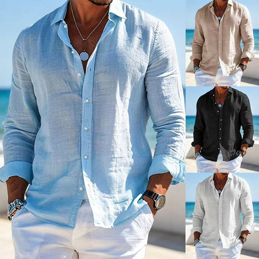 🔥【Novi dolasci 50% popusta samo 3 dana】【S-XL】Muška ljetna ležerna košulja—Izrađena od prozračne i hladne mješavine pamuka i vune, ležeran stil, udobna za nošenje. ✅ Besplatna dostava