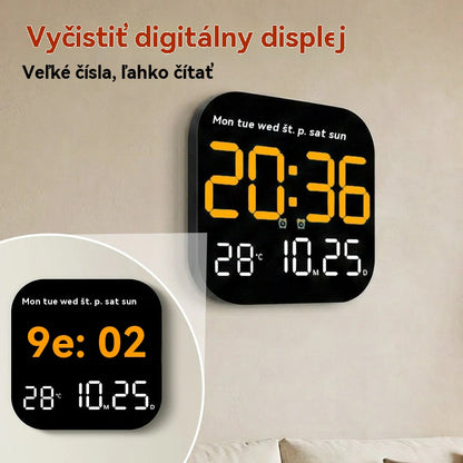 🛏️  Digitalni sat za dom i ured - nježno buđenje, recite zbogom dosadnim budilicama! Podesiva svjetlina, tihi rad noću. Također prikazuje temperaturu. Pouzdan pratitelj za vaš svakodnevni život. 🌙