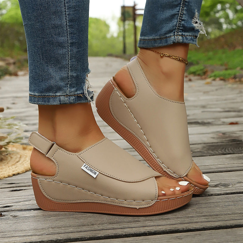 💥💥【Ultima zi de reducere de 50%】👡👡【Mărimi 36-43】Sandale de damă din piele naturală, confortabile pentru purtare toată ziua—✅Ramburs la livrare