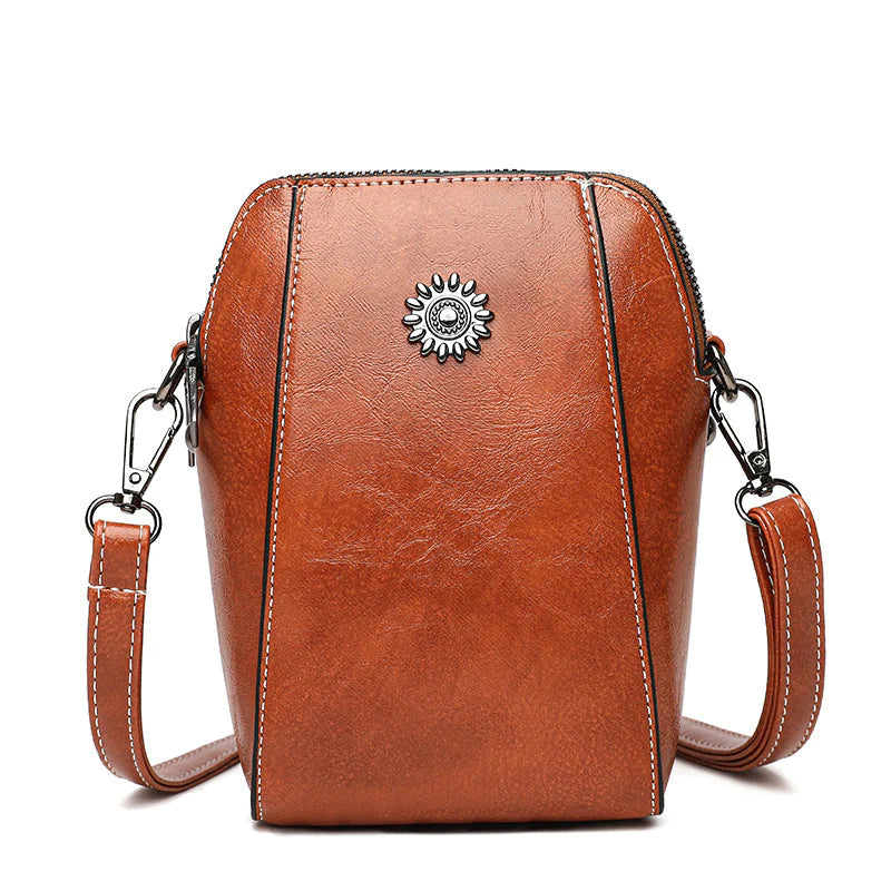 🔥👜[Promoție limitată în timp] 💖2025 nouă geantă de umăr mini multifuncțională din piele naturală, la modă, mică și rafinată-3972131