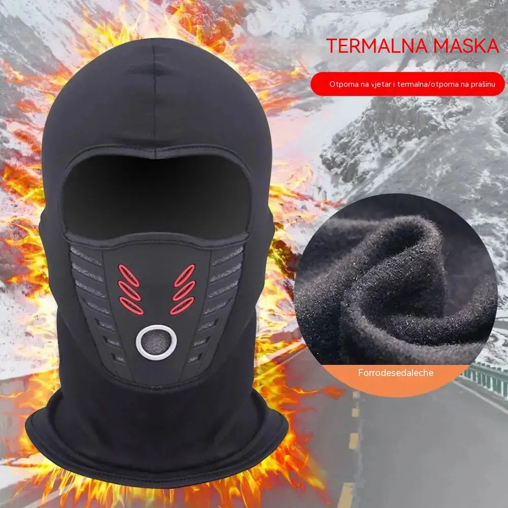 ☀️🔥Maska za cijelo lice, topla i udobna, pogodna za skijanje i zimsku upotrebu, otporna na vjetar, unisex