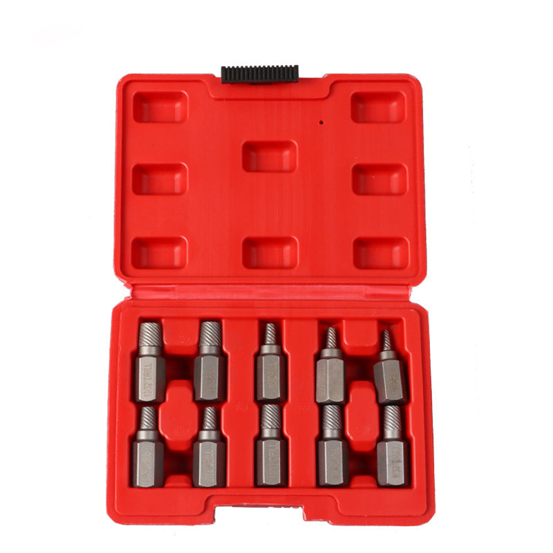 Extractor de tuercas de cabeza dividida，Extractor de tornillos dañados; elimina tornillos atascados en segundos; herramienta de reparación profesional.