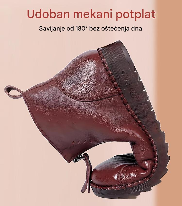 💟🔥Vruće prodavani artikl🔥【Veličine 35-42】Ženske jesensko/zimske čizme, mekani potplat s patentnim zatvaračem, elegantne i udobne-H