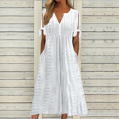 💥💥👗💋【🏆Reducere 50%】【S–5XL】😍 Rochie simplă pentru femei, mărimi mari, uni, lejeră și casual