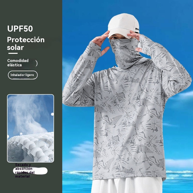 🔥🎏【M-5XL】Ropa de pesca transpirable con protección solar para hombre