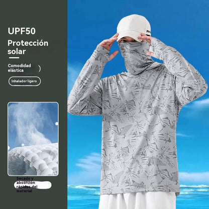 🔥🎏【M-5XL】Ropa de pesca transpirable con protección solar para hombre