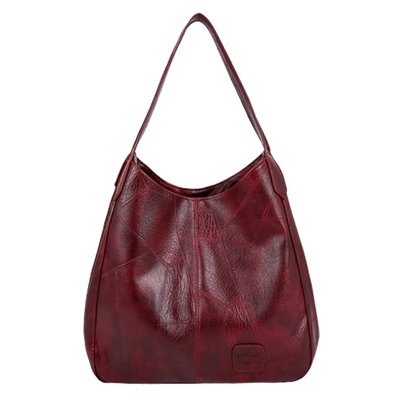 💗 Geantă de umăr din piele moale, cu stil nou, capacitate mare, potrivită 👜--3890303