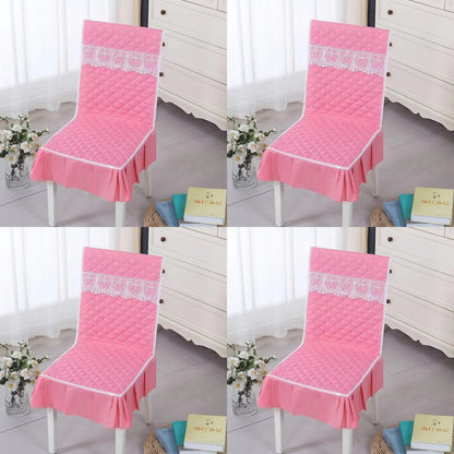 👍【4 bucăți】Husa de scaun universala perna de scaun dintr-o bucata perna de scaun anti-alunecare perna de spate-3852709