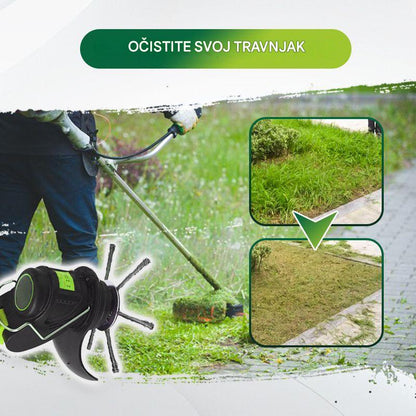 🔥✨【Kupite 1, dobijte 1 gratis: 2 komada】🔥 Zamjenjiva rezna glava za kosilicu/trimer - Čelična rezna glava za košnju trave 🌿✂️⚙️
