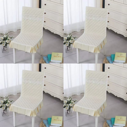 👍【4 bucăți】Husa de scaun universala perna de scaun dintr-o bucata perna de scaun anti-alunecare perna de spate-3852709