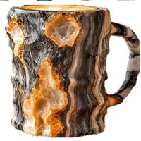🥰[Sănătate + Aproape De Natură] Cană De Cafea Cristal Mineral Din Rășină-3873583