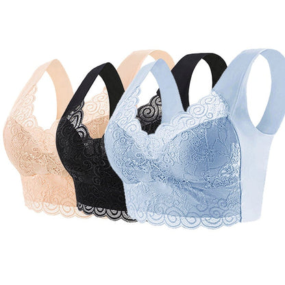 🔥【Set de 4】Sutien nou pentru femei confortabil și respirabil (4 bucăți)>Potrivit femeilor peste 40 de ani