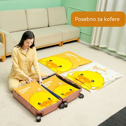 5 komada[80*60 cm] -- Ojačane vakuumske kompresijske vrećice. Vrećice za pohranu i organizaciju.