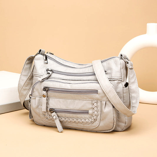 💥【Oferta pe timp limitat】👜👜Nouă geantă de umăr din piele moale de mare capacitate-3856549