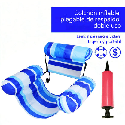 💦📢Plutajuća napuhavajuća sofa za plivanje s naslonom i sklopivim dizajnom