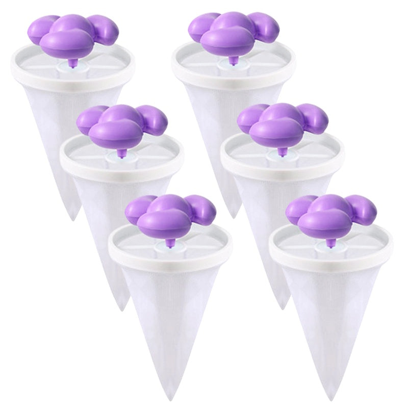 🌀6 piezas 26€✨ Filtro Flotante para Lavadora – Atrapa Pelusas, Cabellos y Pelos de Mascota en Cada Lavado 🧺