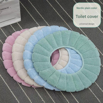 🚽🔥Płatność przy odbiorze! 🔥【Kup 1, a drugi dostaniesz gratis】Uniwersalny, zimowy podgrzewany pierścień na deskę sedesową