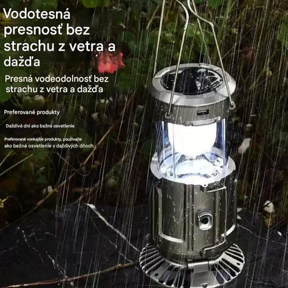🔥Top hit【Zľava 50%】💡2026 Prenosné solárne kempingové svetlo, ultra dlhá výdrž batérie, vonkajšie svetlo do stanu