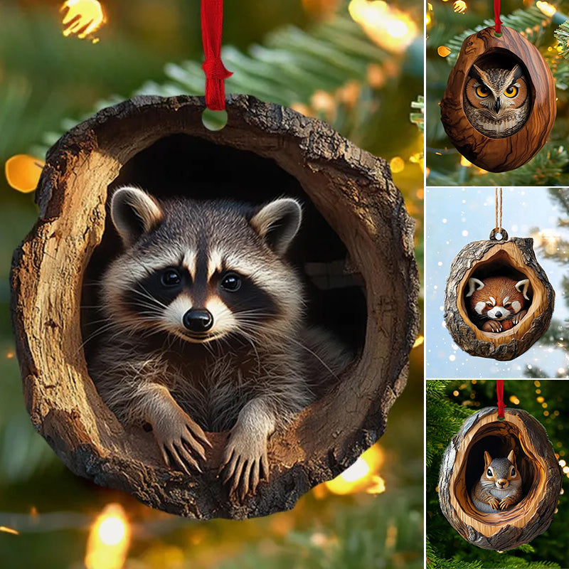 【5/10 PCS】🎄Critter Decorațiune pentru pomul de Crăciun. Decorațiune suspendată pentru animale mici-3840627