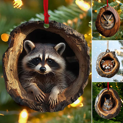 【5/10 PCS】🎄Critter Decorațiune pentru pomul de Crăciun. Decorațiune suspendată pentru animale mici-3840627