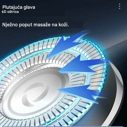 🧡【Vremenski ograničena ponuda: 50% popusta s besplatnom dostavom】Mini prijenosni magnetski vodootporni električni brijač s dvostrukom oštricom za muškarce - plaćanje pouzećem