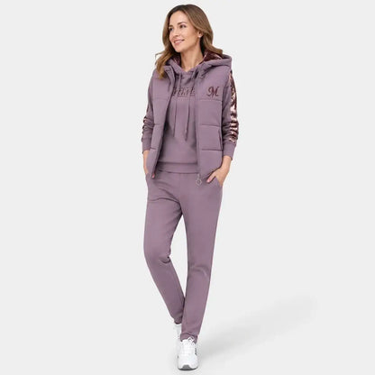 【Majica + Prsluk + Hlače】Elegantni topli set od 3 dijela za jesen i zimu