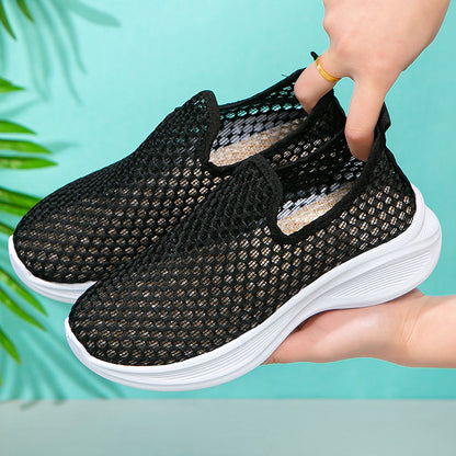 🔥💖【35-41】La modă Hundred Hollowed Out Înălțime Creșterea Sports Tennis Shoes