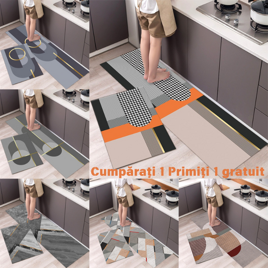 🔥Cumpărați 1 Primiți 1 gratuit👉【2 bucăți】【40*60+40*120cm】Folosit în mod obișnuit acasă🔥Tampă absorbantă simplă și atmosferică-3901754
