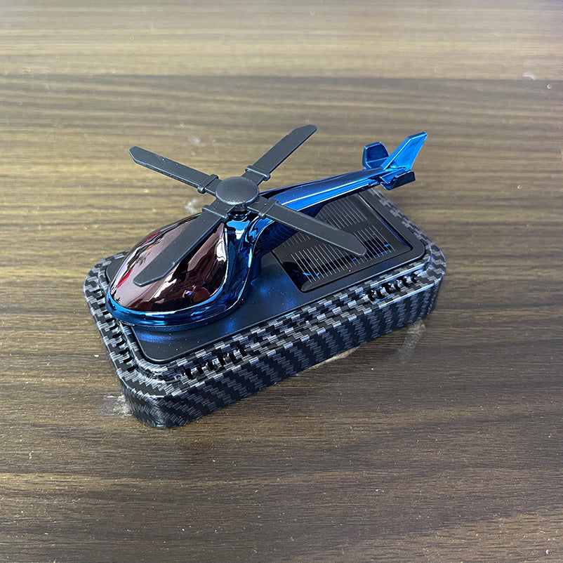 👍Osvježivač zraka s temom helikoptera, na solarni pogon, od rotirajućeg karbonskog vlakna