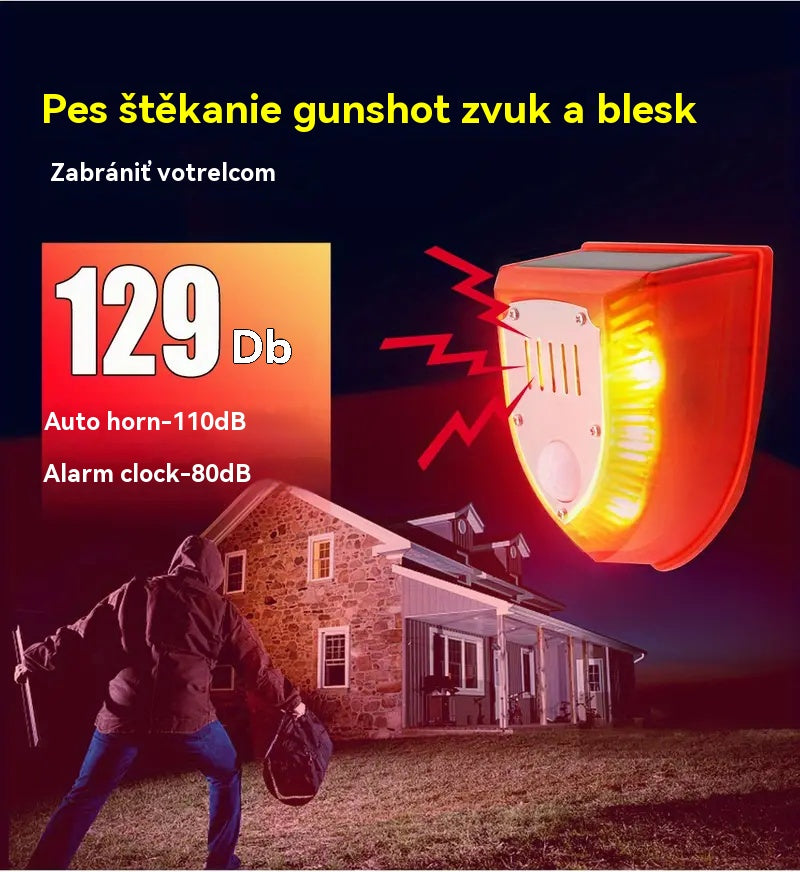 🔔⛔【✨Kúpte 1 a získajte 1 zadarmo】 Svetlo solárneho bezpečnostného alarmu