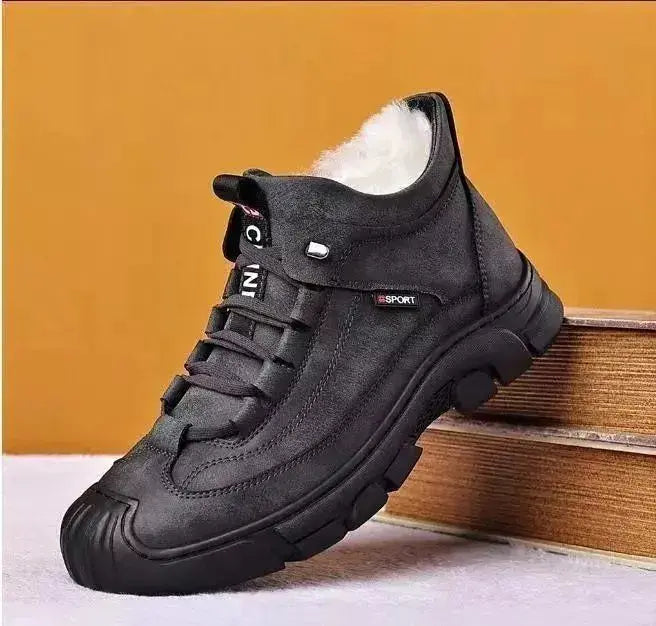 50% de descuento: 【39-44】Zapatillas deportivas casuales de invierno para hombre 2026, con forro de lana, suela resistente y diseño impermeable.