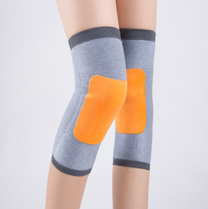 🔥【Cumpărați 1, primiți 1 gratuit】✅【40-105kg】Înveliș termic pentru genunchi din cașmir, Are elastic sus tine genunchiul sau tine de cald❤️-3872322