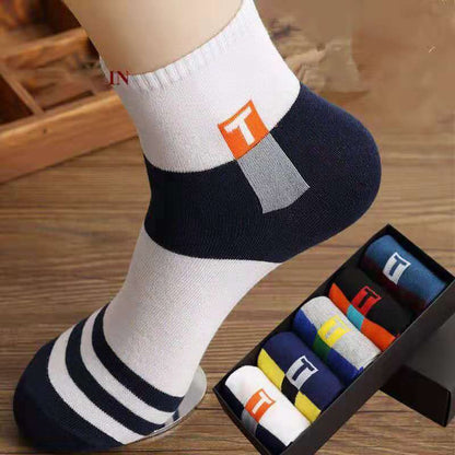 🧦Vruća prodaja – Kupi 5, dobiješ 5 gratis🧦【10 pari】Prozračne, otporne na mirise i upijajuće znoj sportske čarape za muškarce