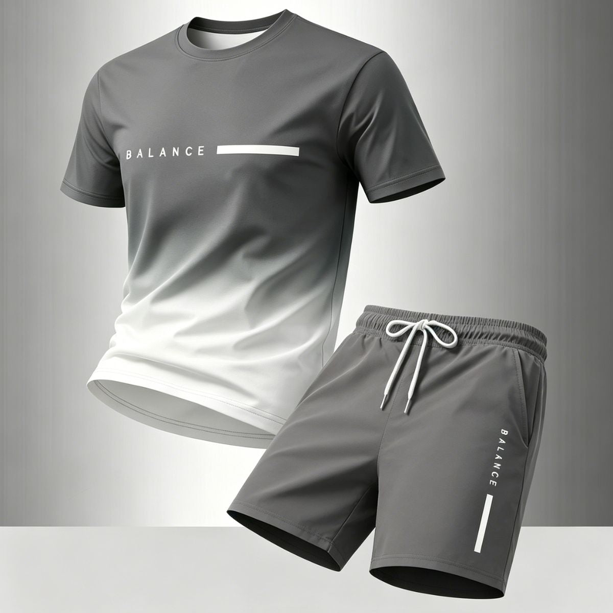 Nuevo conjunto de verano de manga corta de algodón puro multicolor para hombre 2026