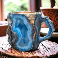🥰[Sănătate + Aproape De Natură] Cană De Cafea Cristal Mineral Din Rășină-3873583