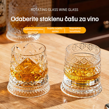 🥛💎Rotirajuća čaša za viski od 360°