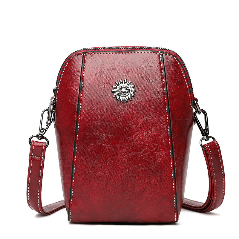🔥👜[Promoție limitată în timp] 💖2025 nouă geantă de umăr mini multifuncțională din piele naturală, la modă, mică și rafinată-3972131