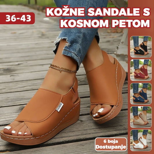 💥💥【Ultima zi de reducere de 50%】👡👡【Mărimi 36-43】Sandale de damă din piele naturală, confortabile pentru purtare toată ziua—✅Ramburs la livrare