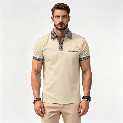 Rasprodaja 2026.💥👔【S-3XL】Muška ljetna polo majica s gumbima u boji, mekane, udobne i prozračne