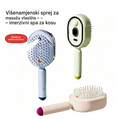 ⚡💨 Električni raspršivač s masažnim češljem i zračnim jastukom