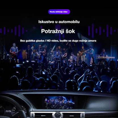🚗🎵🎵【Glazbeni USB flash pogon】Može pohraniti 8000 pjesama, 600 glazbenih spotova i 6D zvučne efekte.