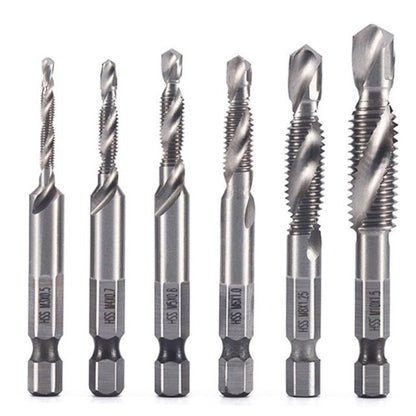 【Oferta pe timp limitat】Set de 6 piese burghie cu filet nou-3859519