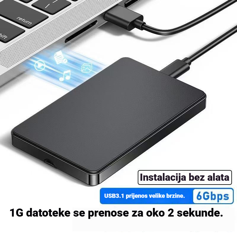 🔥🔥【Zadnji dan s 50% popusta】Prijenosni tvrdi disk 20TB ✅️Plaćanje pouzećem