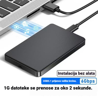 🔥🔥【Zadnji dan s 50% popusta】Prijenosni tvrdi disk 20TB ✅️Plaćanje pouzećem
