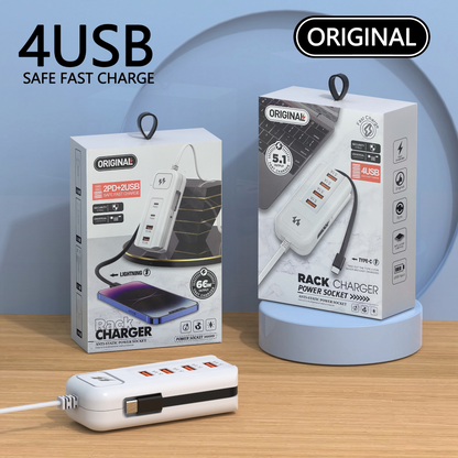 ⚡⚡【Plaćanje pouzećem】 USB produžni kabel i zaštita od prenapona | Smart Hub, 4 priključka, brzo punjenje za 30 minuta, sa zaštitom od prenapona | Organizirajte svoje računalo i putnu opremu ✨
