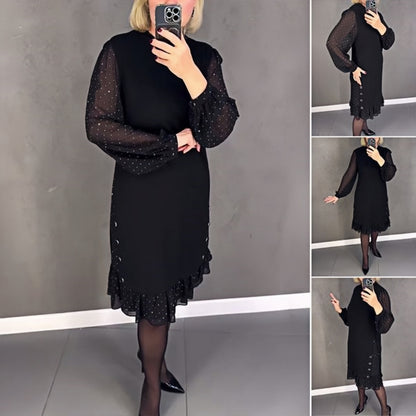 💖💖【S-5XL】🍁🍂Rochie nouă la modă de toamnă și iarnă de înaltă calitate-3843718