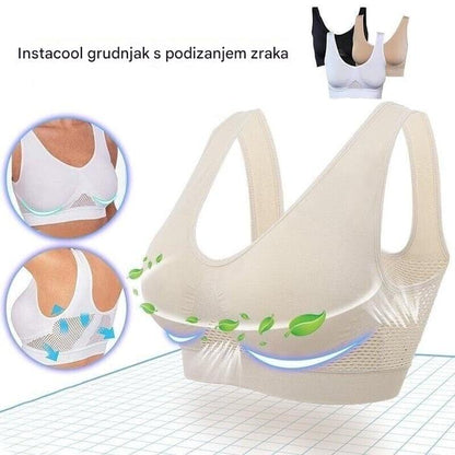 😍【Pakiranje od 3 komada】【40-120 kg】Bešavni grudnjak za žene srednje i starije dobi svih veličina ❤️ Prozračan i hladan
