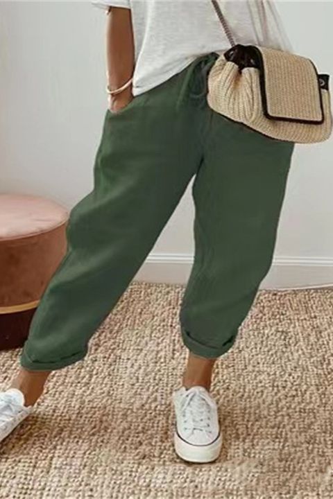 😍💕Posljednji dan promocije -60% POPUSTA💕【S-3XL】Ženske ležerne hlače od pamuka i lana, višebojne opcije